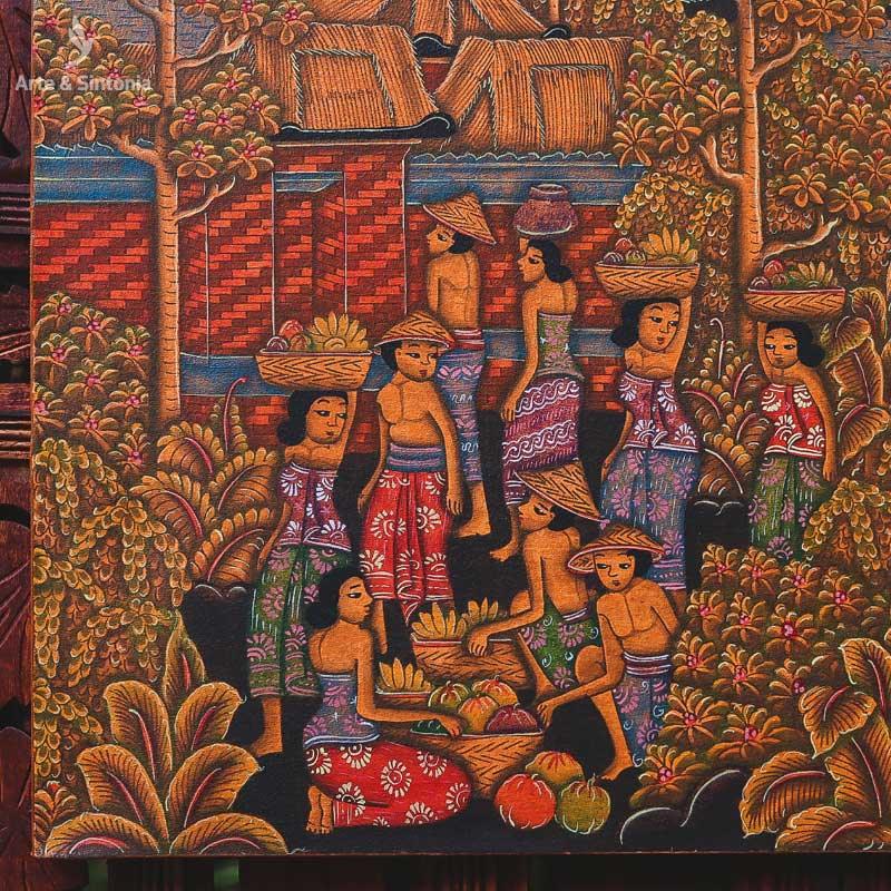 DA2-212 tela decorativa trabalhadores balineses-nature-natureza-produto-artesanal-bali indonesia home decor decoracao balinesa artesintonia 2