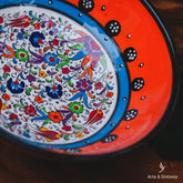 tigela decorativa decoracao oriental casa objetos decorativos artesintonia ceramica turca bowl turquia vermelho artesintonia 5