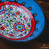 tigela turca azul claro floral flowers home decor decoracao turca turquia ceramica artesintonia 2
