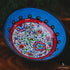 tigela turca azul claro floral flowers home decor decoracao turca turquia ceramica artesintonia 1