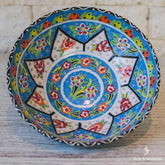 tigela turca azul clara florido cores da turquia home decor decoracao turca artesanal artesintonia 1