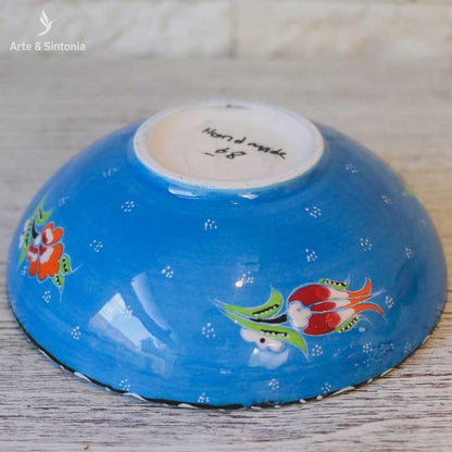 tigela turca azul clara florido cores da turquia home decor decoracao turca artesanal artesintonia 3