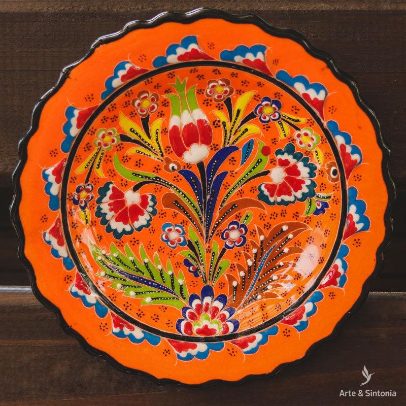 prato turco vermelho flowers floral flores decor decoracao turca ceramica turca cores da turquia artesintonia turco 2