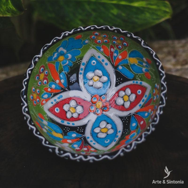 Tigela Turca em Cerâmica 12cm - Arte &amp; Sintonia ceramica, ceramicas turcas, Decor Home, primavera, tigelas