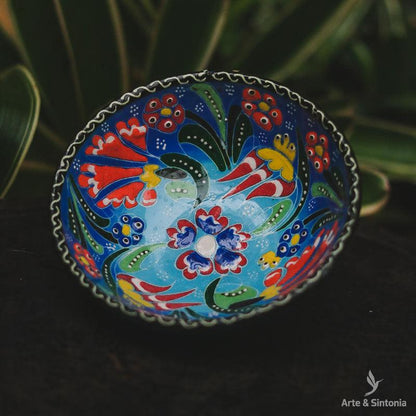 Tigela Turca em Cerâmica 12cm - Arte &amp; Sintonia ceramica, ceramicas turcas, Decor Home, primavera, tigelas