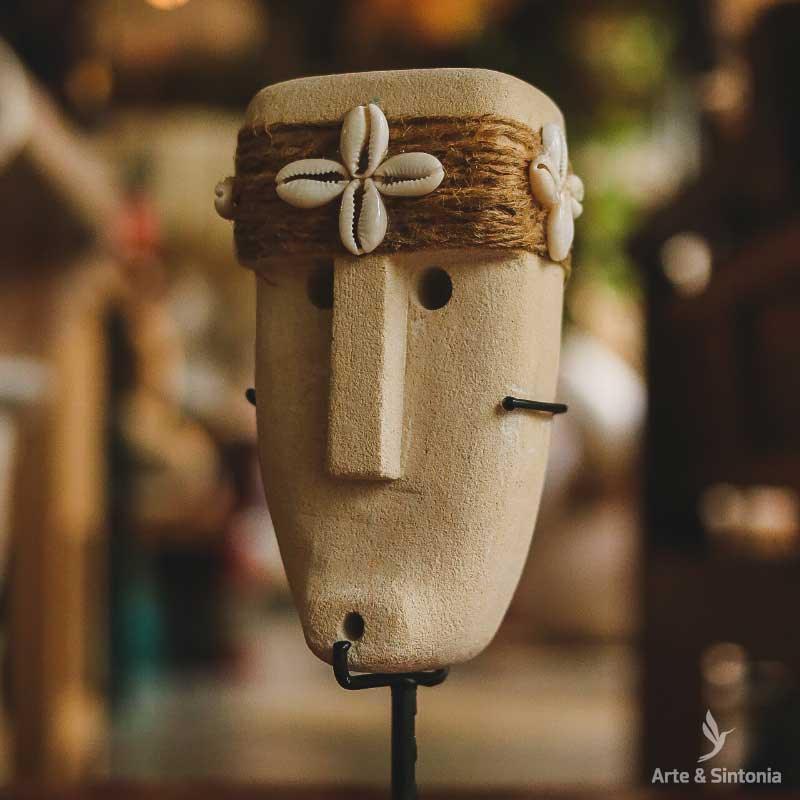 escultura pedra base cimento timor home decor decor decoracao boho bali balinesa indonesia