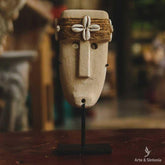 Escultura Étnica Timor | Pedra - Arte & Sintonia bali 2021, bali 22, boho decor, esculturas, etnicos, etnicos all, pedra, timor