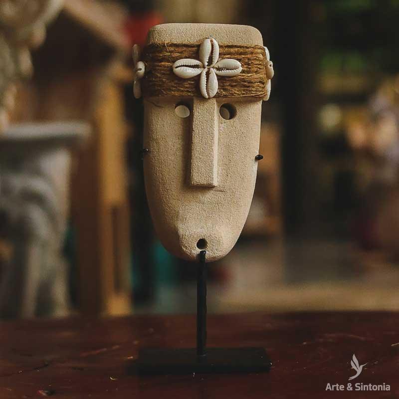 Escultura Étnica Timor | Pedra - Arte &amp; Sintonia bali 2021, bali 22, boho decor, esculturas, etnicos, etnicos all, pedra, timor