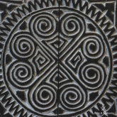 painel decorativo quadrada timor escura artesanal artesanato bali indonesia home decor decoracao parede artesintonia wall decoration tribal etnicos ethnic entalhado carved 4