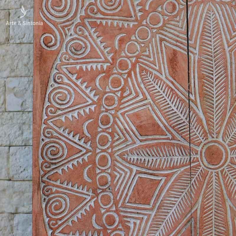 painel-grande-retangular-madeira-patina-entalhada-mandala-rustica-etnica-wood-carving-panel-wall-panel-home-decor-timor-leste-5