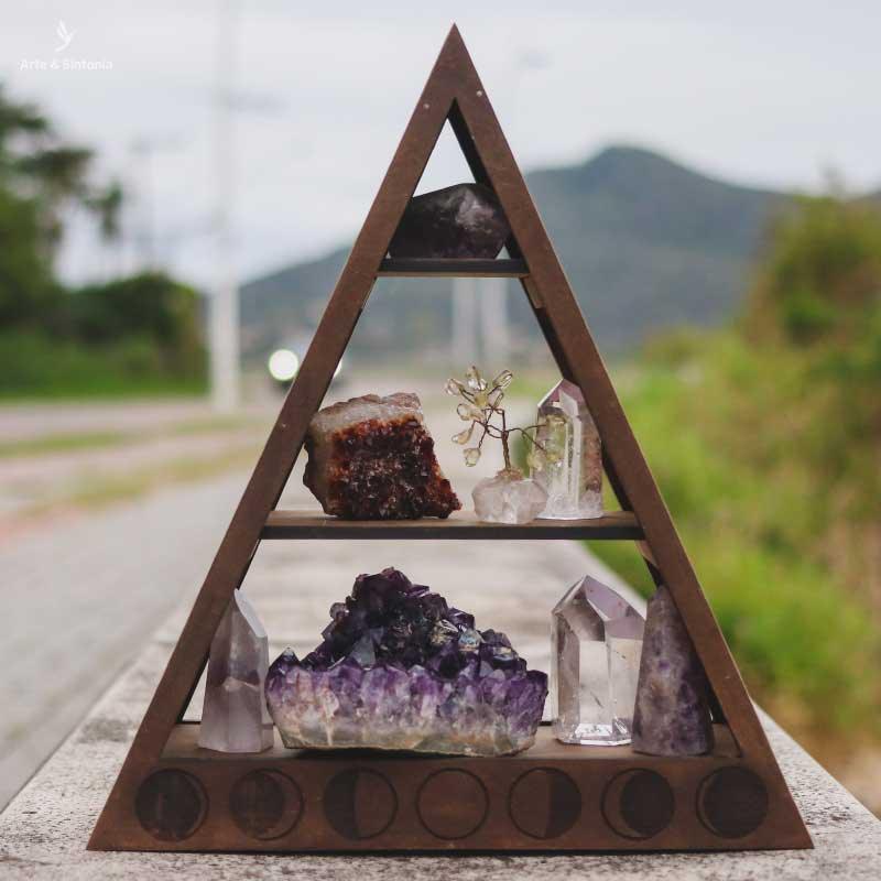 wooden-crystal-shelf-storage-lunar-phase-organizador-cristal-lua-mdf-piramide-prateleira