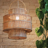 lustre luminaria pendente decoracao casa teto sala objetos artesanais decorativos rattan balineses 1