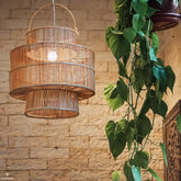 lustre luminaria pendente decoracao casa teto sala objetos artesanais decorativos rattan balineses 2