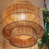 lustre luminaria pendente decoracao casa teto sala objetos artesanais decorativos rattan balineses 3