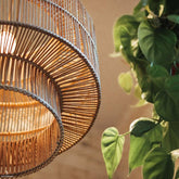 lustre luminaria pendente decoracao casa teto sala objetos artesanais decorativos rattan balineses 4