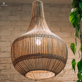 luminaria rattan lustre pendente decoracao casa living room home fibras naturais asiatica indonesia bali artesanal handmade artesintonia 4