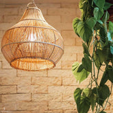 luminaria de fibras naturais tramadas trancadas rattan rotim objetos artesanais luminarias teto lamps balinese fiber artesintonia 1