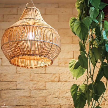 luminaria de fibras naturais tramadas trancadas rattan rotim objetos artesanais luminarias teto lamps balinese fiber artesintonia 1