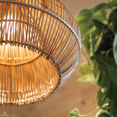 luminaria de fibras naturais tramadas trancadas rattan rotim objetos artesanais luminarias teto lamps balinese fiber artesintonia 7