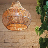 luminaria de fibras naturais tramadas trancadas rattan rotim objetos artesanais luminarias teto lamps balinese fiber artesintonia 2
