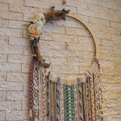 filtro sonhos dreamcatcher apanhadores decoracao paredes boho casa design interiores decoracoes colorido flores artesanatos brasileiros artesintonia 1