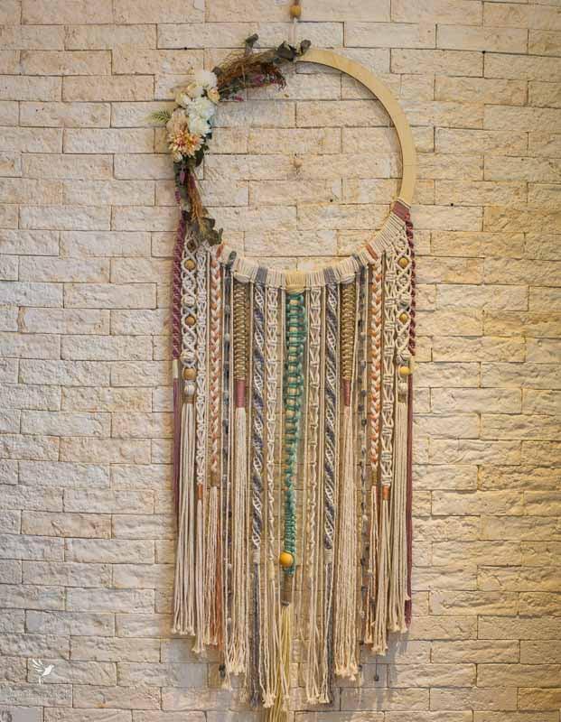 filtro sonhos dreamcatcher apanhadores decoracao paredes boho casa design interiores decoracoes colorido flores artesanatos brasileiros artesintonia 5