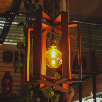 luminaria pendente madeira 3d formas geometricas home decor decoracao minimal minimalista arte artesanato brasileiro artesintonia iluminação teto retro
