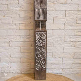 timor east wooden totem ancestor statue hand carving bali art ethnic madeira entalhada