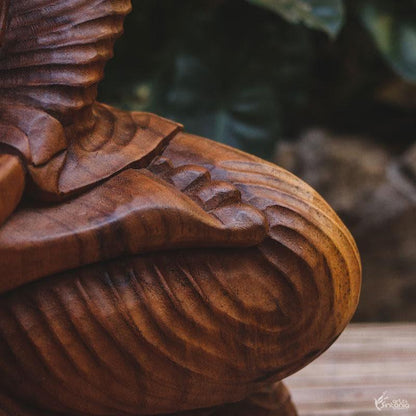 GL 16 19 escultura buda buddha sentado entalhado madeira suar com base home decor decoracao zen budista arte bali indonesia artesintonia 5