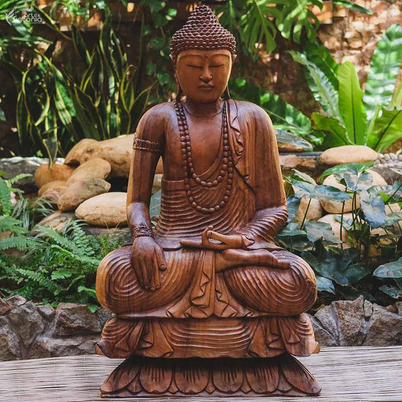 GL13 19 escultura buddha buda 102cm madeira suar divindades arte bali indonesia home decor zen artesintonia 7