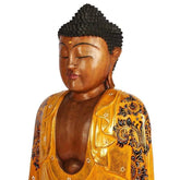 Escultura Buda Color Madeira 100cm | Bali - Arte & Sintonia bali 2021, buda, madeira, madeira suar, make offer, outlet