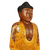 Escultura Buda Color Madeira 100cm | Bali - Arte & Sintonia bali 2021, buda, madeira, madeira suar, make offer, outlet