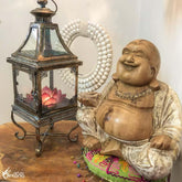 GL32 buda buddha happy artesintonia feliz  decoracao bali madeira entalhada patina 4