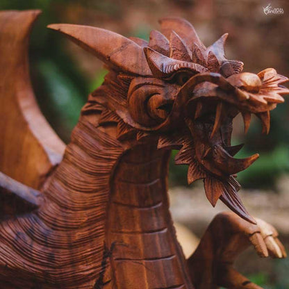 GL33 19 dragao entalhado madeira suar artesanal artesanato arte bali animais decorativos home decor decoracao artesintonia 2