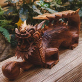 GL35 19 dragao decorativo madeira suar entalhado artesanal arte bali indonesia home decor decoracao artesintonia 10
