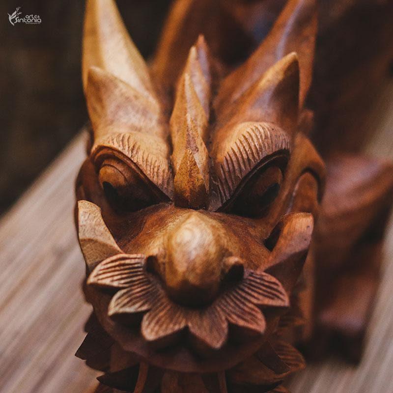 GL35 19 dragao decorativo madeira suar entalhado artesanal arte bali indonesia home decor decoracao artesintonia 2