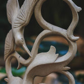 GL46 19 1 mascara decorativa com base madeira albizia passaro beija flor entalhado artesanal bali indonesia home decor decoracao artesintonia 2