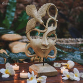 GL46 19 1 mascara decorativa com base madeira albizia passaro beija flor entalhado artesanal bali indonesia home decor decoracao artesintonia 5
