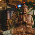 escultura entalhada madeira buda divindade buddha artesanal bali indonesia home decor decoracao zen artesintonia