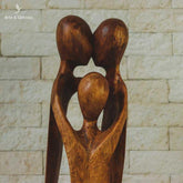 escultura familia abstrata 50cm home decor decorativa decoracao balinesa bali indonesia artesanal artesanato artesintonia 5