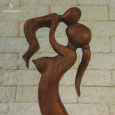 escultura amor mae filho maternal 50cm home decor decorativa decoracao balinesa bali indonesia artesanal artesanato artesintonia 3