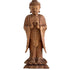 GL89 19 escultura madeira em pe orando artesanal arte bali indonesia home decor decoracao zen artesintonia 1