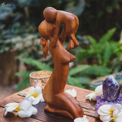 GL85 19 escultura madeira amor maderno artesanal filho home decor decoracao artesintonia 1