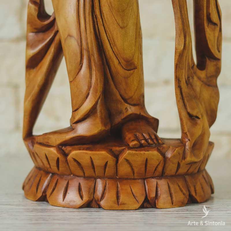 escultura sculpture janger bali balinesa indonesia decoracoes madeira suar objetos decorativos dancarina janger dancer objetos decorativos wood carved entalhado entalhes artesintonia 2