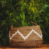 Cesta de Fibra Natural Boho - Arte & Sintonia Bali, bali 2020, bali 22, bali2021, boho, Cestaria, Decor Home, fibras, lancamentos, Outros Home, variacao