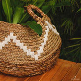 Cesta de Fibra Natural Boho - Arte & Sintonia Bali, bali 2020, bali 22, bali2021, boho, Cestaria, Decor Home, fibras, lancamentos, Outros Home, variacao