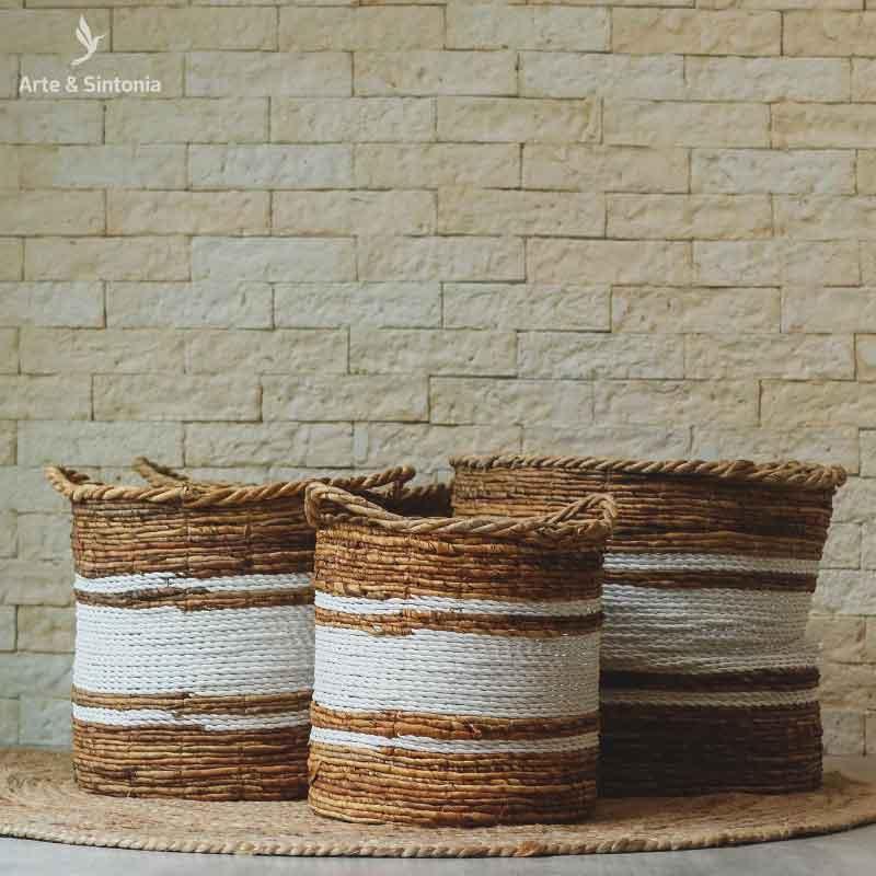 Cestaria de Fibra Natural | Bali - Arte &amp; Sintonia bali23, boho, Cestaria, fibras, lancamentos, Outros Home, PromoFibras