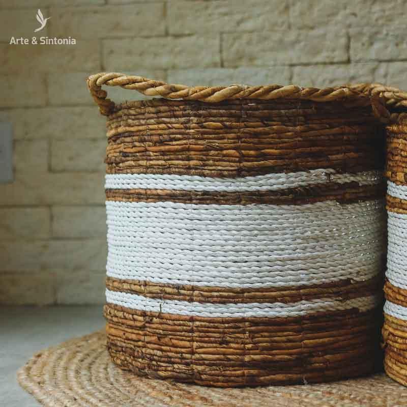 Cestaria de Fibra Natural | Bali - Arte &amp; Sintonia bali23, boho, Cestaria, fibras, lancamentos, Outros Home, PromoFibras