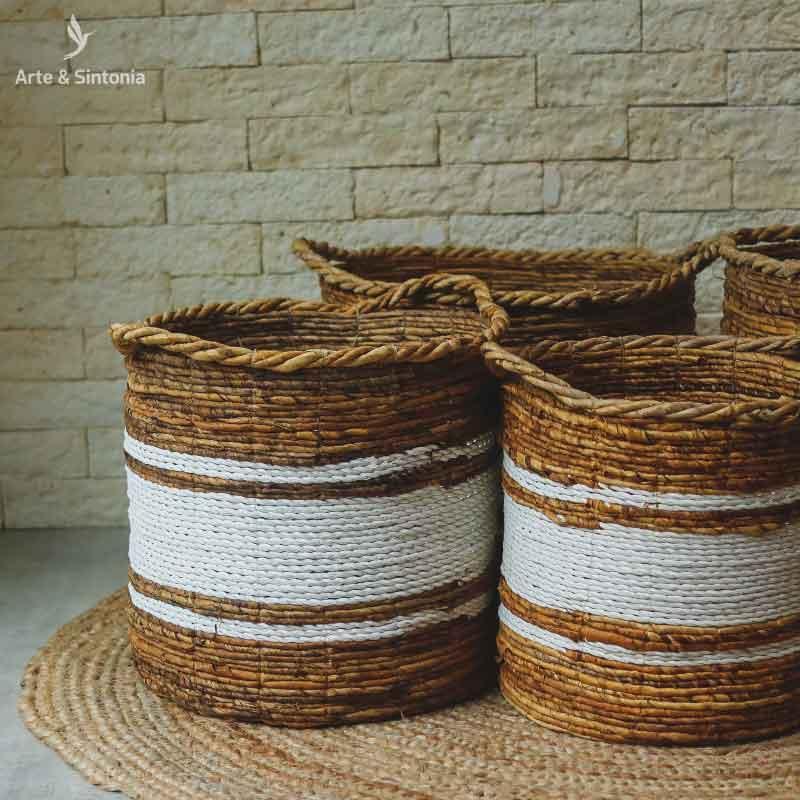 Cestaria de Fibra Natural | Bali - Arte &amp; Sintonia bali23, boho, Cestaria, fibras, lancamentos, Outros Home, PromoFibras