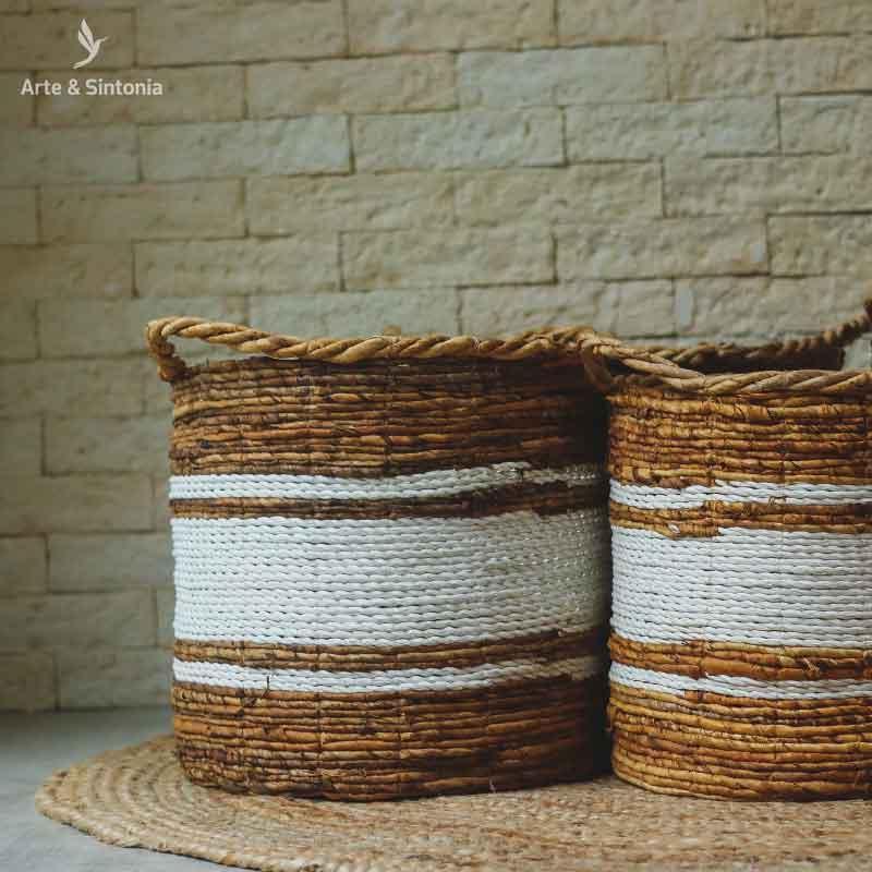 Cestaria de Fibra Natural | Bali - Arte &amp; Sintonia bali23, boho, Cestaria, fibras, lancamentos, Outros Home, PromoFibras